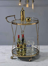 Load image into Gallery viewer, ACME Zekera Serving Cart, Champagne 98940
