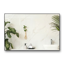 Load image into Gallery viewer, 36x26 inches Modern Black Bathroom Mirror with Aluminum Frame Vertical or Horizontal Hanging Decorative Wall Mirrors for Living Room Bedroom
