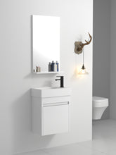 Load image into Gallery viewer, Bathroom Vanity For Small Bathroom With Single Sink,Soft Close Doors,Float Mounting Design,18x10-00518 WSG
