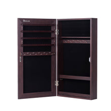 Load image into Gallery viewer, Fashion Simple Jewelry Storage Mirror Cabinet Can Be Hung On The Door Or Wall
