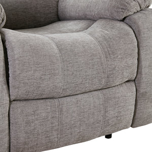 Orisfur. Linen fabric Heated Massage Recliner Sofa Ergonomic Lounge with 8 Vibration Points