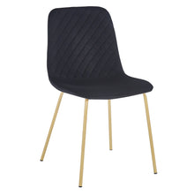 Load image into Gallery viewer, Dining chair  set of 4 PCS（BLACK），Modern style，New technology，Suitable for restaurants, cafes, taverns, offices, living rooms, reception rooms.Simple structure, easy installation.
