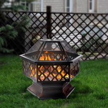 Load image into Gallery viewer, IRON FIRE PIT OUTDOOR
