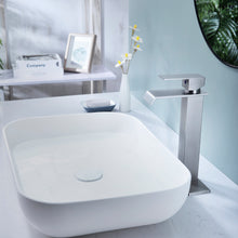 Load image into Gallery viewer, Waterfall Spout Bathroom Faucet,Single Handle Bathroom Vanity Sink Faucet
