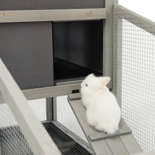 Load image into Gallery viewer, Rabbit Hutch Indoor and Outdoor,Rabbit cage with Deeper No LeakageTray, Bunny Cage with Removable Bottom Wire Mesh &amp; PVC Layer, Upgrade Version RH447
