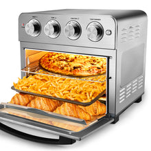 Load image into Gallery viewer, Geek Chef Air Fry Oven, Countertop Toaster Oven, 3-Rack Levels, 16 Preset Modes, Stainless Steel (23Qt 1700W)
