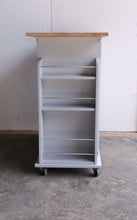Load image into Gallery viewer, ACME Tullarick Kitchen Cart, Natural &amp; Gray 98310
