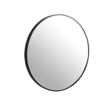 Load image into Gallery viewer, 24&quot;  Large Round Black Circular Mirror
