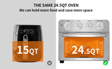 Load image into Gallery viewer, Geek Chef Air Fry Oven, Countertop Toaster Oven, 3-Rack Levels, 16 Preset Modes, Stainless Steel (23Qt 1700W)
