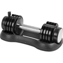 Load image into Gallery viewer, Pair of 12.5 Lbs Adjustable Dumbbell with Handle and Weight Plate for Home Gym black
