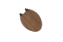Load image into Gallery viewer, Oval Toilet Seat, Premium Molded Wood Seat with Quiet-Close Hinges
