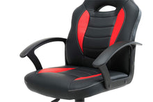 Load image into Gallery viewer, BTEXPERT Kid&#39;s Gaming and Student Racer Computer Chair with Lumbar Support Wheels, Black Red
