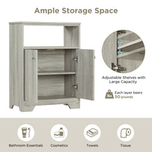 Load image into Gallery viewer, Bathroom Cabinet with Adjustable Shelves, Storage Cabinet for Home Kitchen, Freestanding Floor Cabinet Easy to Assemble
