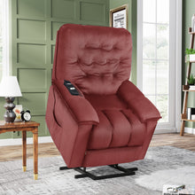 Load image into Gallery viewer, Orisfur. Power Lift Chair Soft Fabric Upholstery Recliner Living Room Sofa Chair with Remote Control
