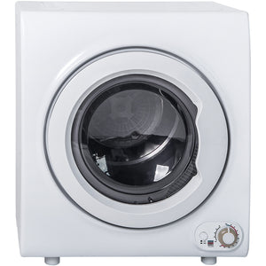 2.65 Cu.Ft Compact  Laundry Dryer, 9 LBS Capacity Compact Tumble Dryer with 1400W Drying Power, Easy Control Clothes Dryer