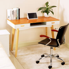 Load image into Gallery viewer, Wooden Vanity table Makeup Dressing Desk Writing Desk Computer Table with Solid Wood Top Panel
