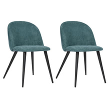 Load image into Gallery viewer, Upholstered Arm Chair/Dinning Chair (Set of 2) - Green
