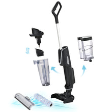 Load image into Gallery viewer, [VIDEO] Wireless Wet and Dry Vacuum Cleaner, 3-in-1 Floor Cleaner with Two Tank System, 5000mAh, Self-Cleaning System, LED

