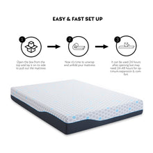Load image into Gallery viewer, 10 Inch King Size Memory Foam Mattress, Mattress in A Box, Gel Memory Foam Infused Bamboo Charcoal, CertiPUR-US Certified,Made in USA
