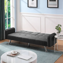 Load image into Gallery viewer, SLEEPER SOFA DARK GREY
