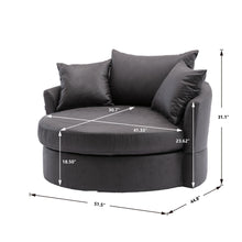 Load image into Gallery viewer, Modern  Akili swivel accent chair  barrel chair  for hotel living room / Modern  leisure chair(notice :contact us for more detail)
