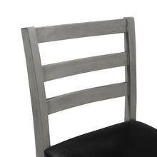 Load image into Gallery viewer, TREXM Set of 4 Wooden Counter Height Dining Chair with Padded Chairs, Gray
