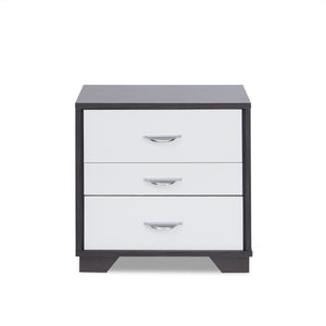 ACME Eloy Night Table in White & Espresso 97342