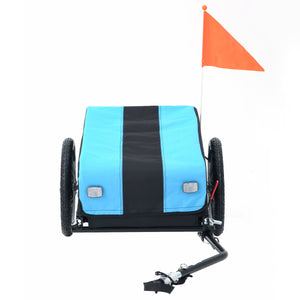 Bike Cargo Trailer, Bike Luggage Wagon Trailer with Removable Water Resistant Cover, Folding Frame Quick Release 16’’ Wheels