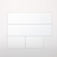 Load image into Gallery viewer, Rectangular Glass Wind Guard for Fire Pit W85335465
