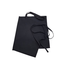 Load image into Gallery viewer, BTEXPERT 3 Pockets Waitress Waist Apron, Bar Kitchen Home, 24 x 12 Inches, Black 2 Pack
